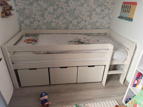 Lit enfant 90x200 marque Alfred & Compagnie 300 Deuil-la-Barre (95)