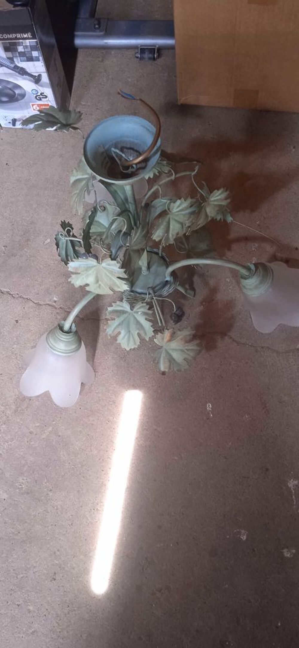 lustre avec branche Décoration