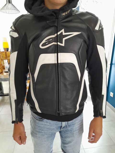 Blouson cuir moto 0 Crances (50)