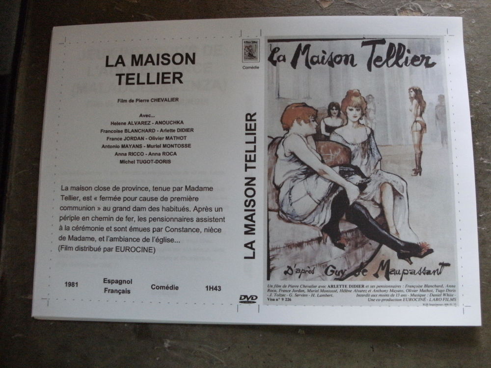 Film : " La maison Tellier " DVD et blu-ray