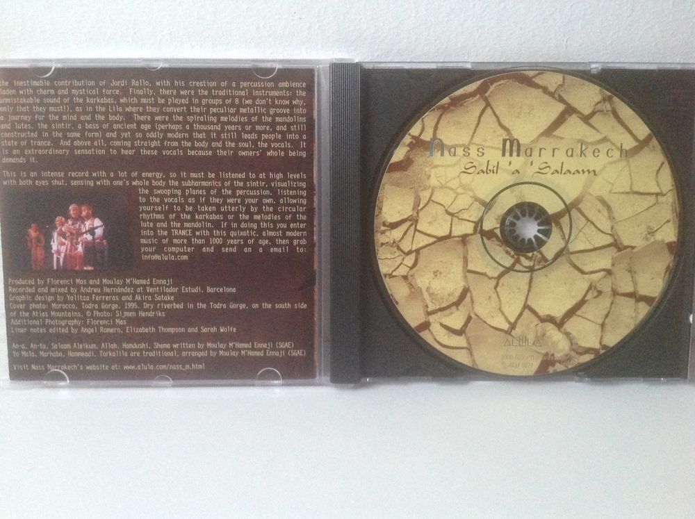 NASS MARRAKECH SABIL ' A 'SALAAM Envoi possible
CD et vinyles