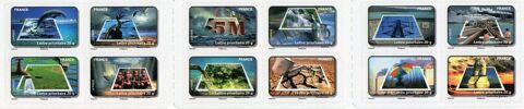  CARNET   FRANCE
JOURNEE DU TIMBRE
NEUF **  NON PLIE 17 Caumont (09)
