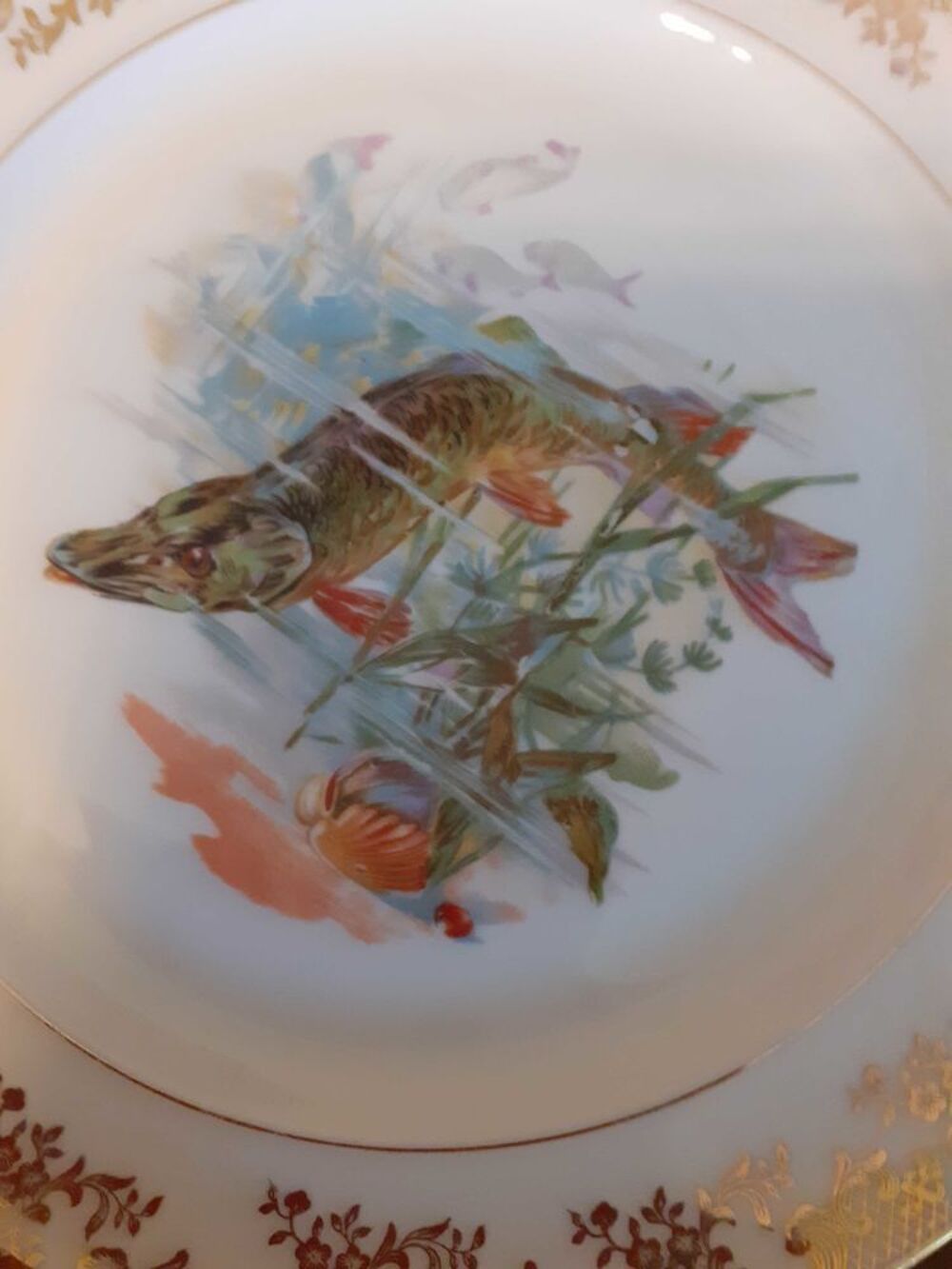 service &agrave; poisson Décoration