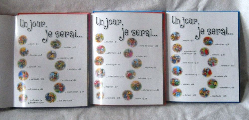 LOT LIVRES COLLECTION "UN JOUR JE SERAI..." Livres et BD