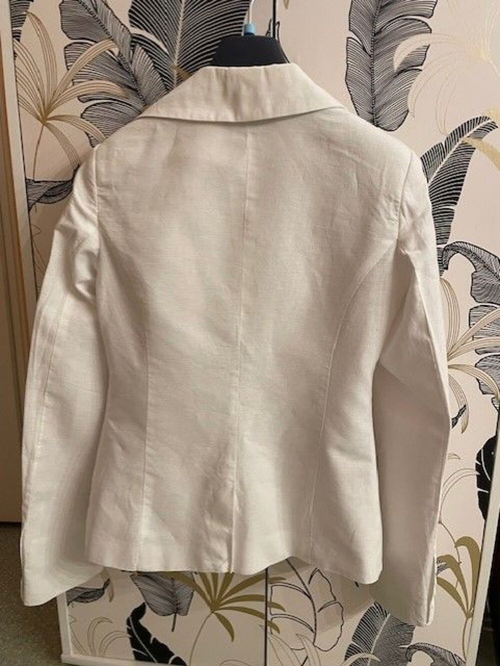 Veste blanche en lin Cache Cache Vêtements