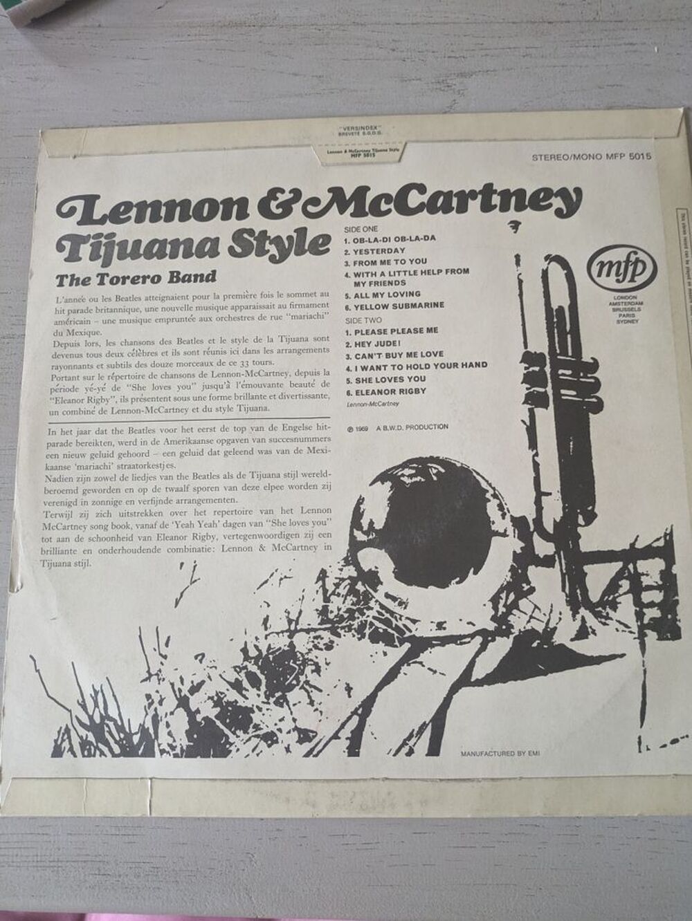 Disque 33tours Lennon et McCartney CD et vinyles