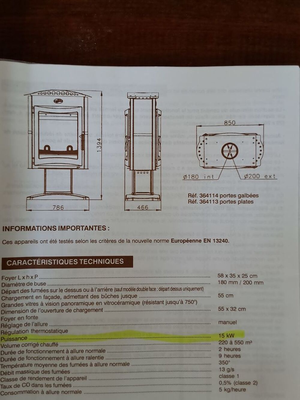 poele a bois godin Bricolage
