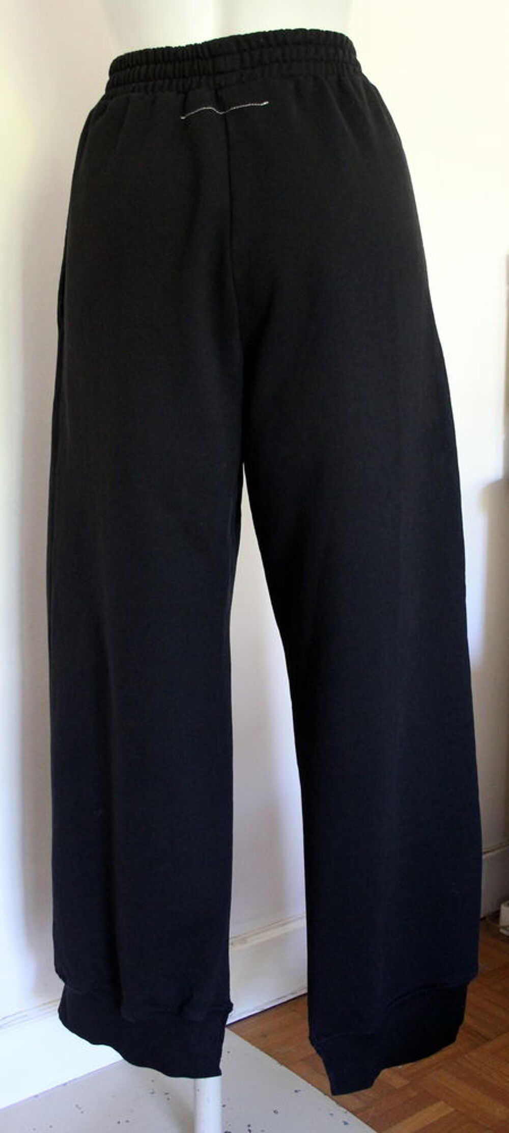 Jogging noir split leg MM6 MAISON MARGIELA T.S Vêtements