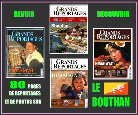 LE BHOUTAN - go - HIMALAYA / prixportcompris 16 Lyon 5 (69)