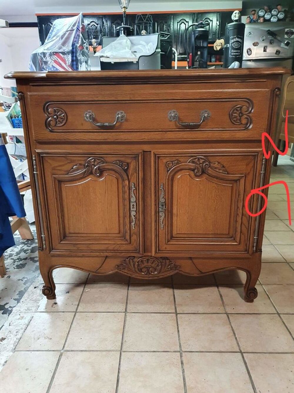 Meuble tele en merisier Meubles