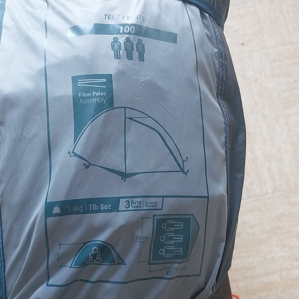 Toile de tente plus matelas gonflables Sports