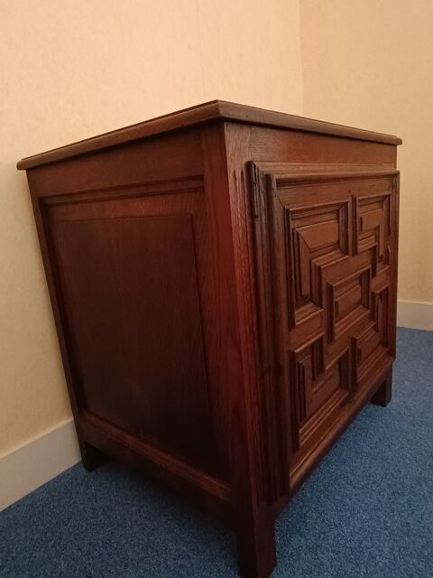 Petit coffre en chne 50 Flers (61)