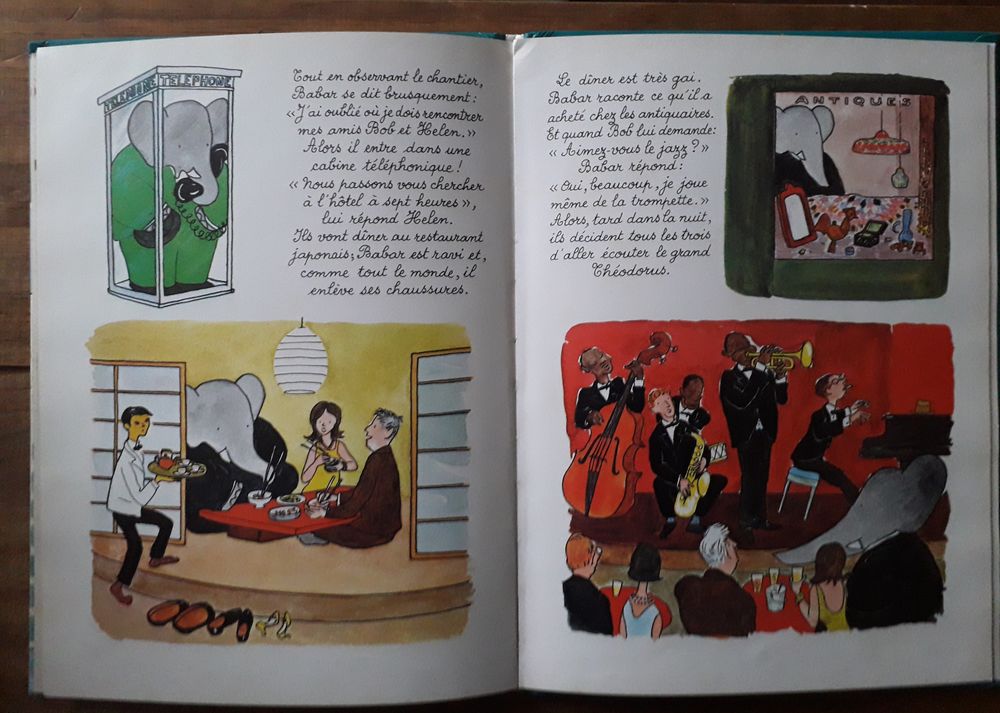 BD BABAR &agrave; New York de 1975 .
Livres et BD