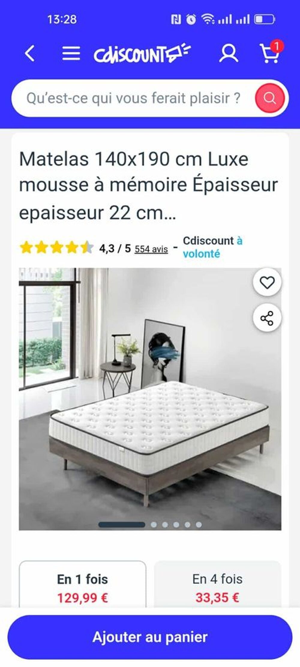 lit et matelas Meubles
