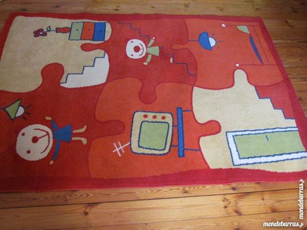 Tapis chambre enfants coin bureau ou salle de jeux Décoration