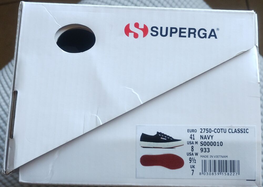 des Superga 2750 bleu marine, taille 41. Neuves, Chaussures
