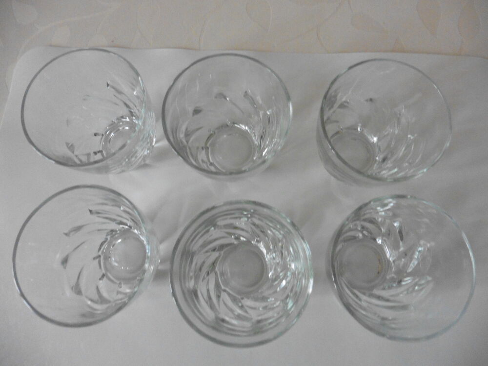 6 verres Marque Luminarc
Hauteur 8 cm
Cuisine