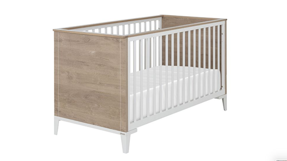 Lit b&eacute;b&eacute; barreau evolutif "Galipette" ch&ecirc;ne blond (70X140cm) Mobilier enfants