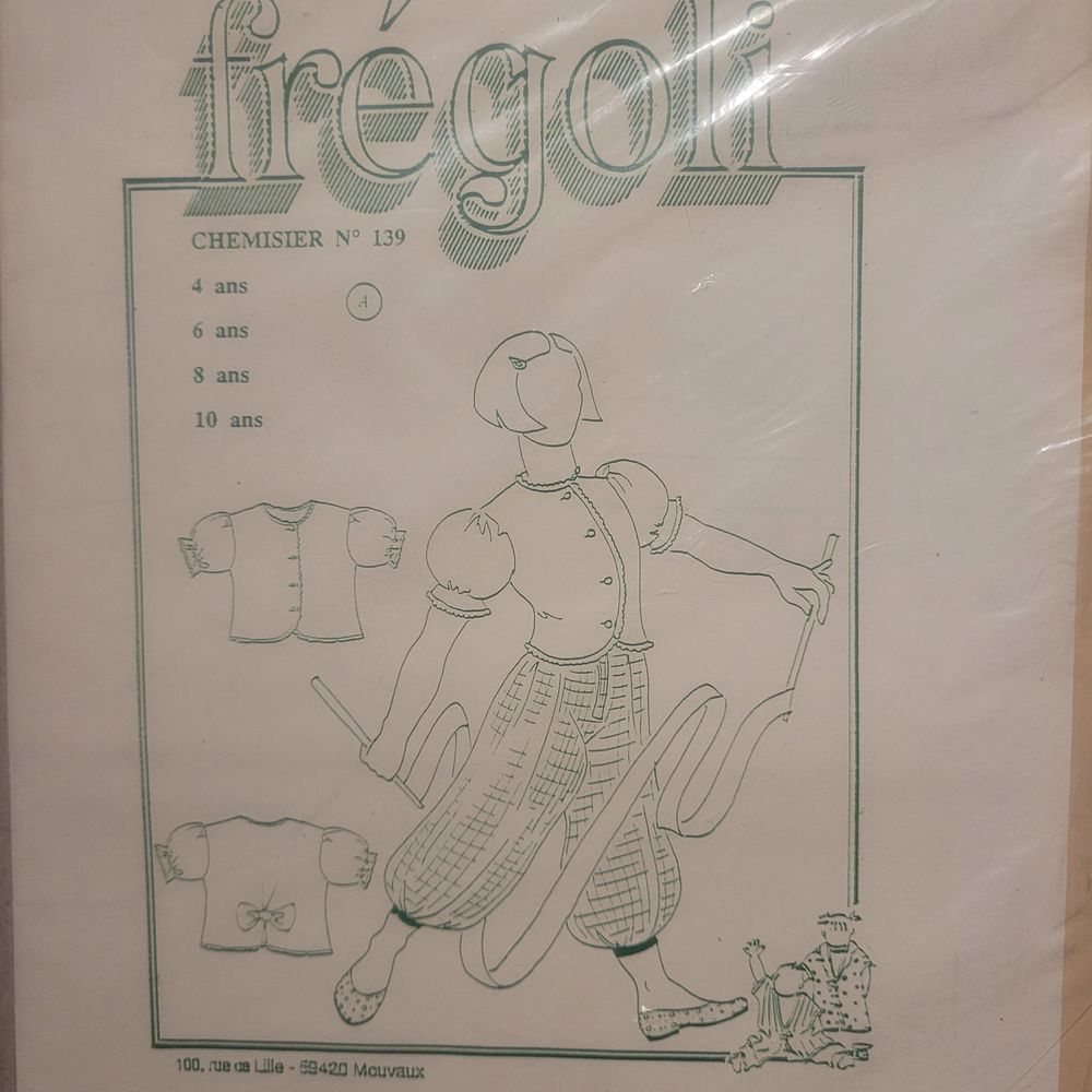 PATRONS FR&Eacute;GOLI NEUFS Vêtements