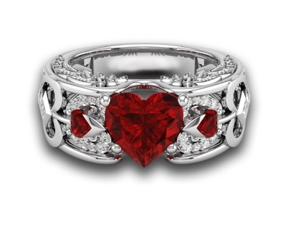 Bague Coeur Noel bijou cadeau diam's mode beaut&eacute; Bijoux et montres