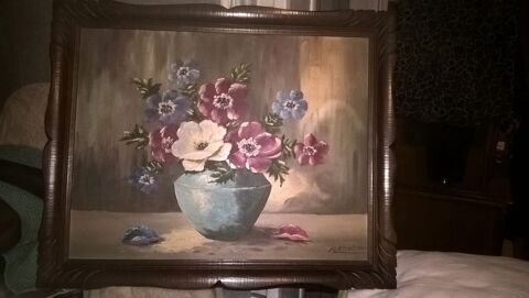 Ancienne peinture E. HANOTIAUX. 24 Flers-en-Escrebieux (59)