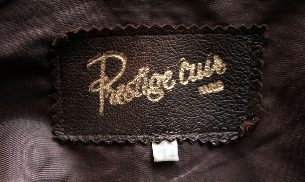 Veste cuir marron PRESTIGE CUIR T.L Vêtements