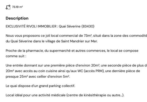  Atelier � louer 4 pi�ces 73 m�