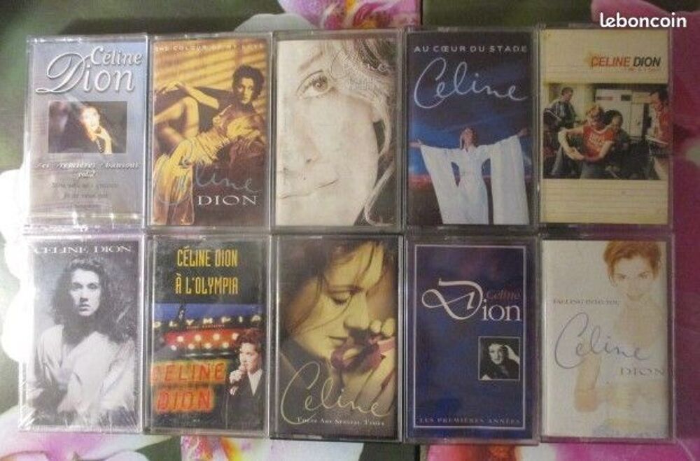 Cassettes audio C&eacute;line Dion CD et vinyles