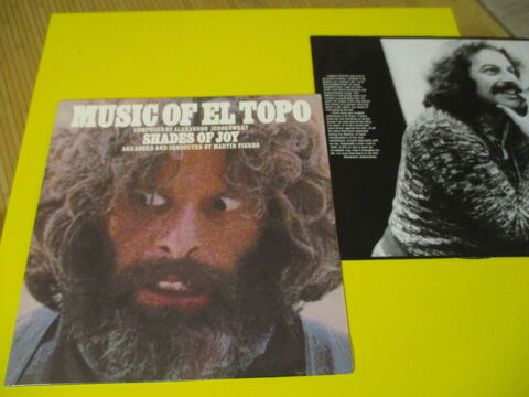 MUSIC OF EL TOPO SHADE OF JOY ROCK PSYCHE BOF 33 TOURS 36 Lognes (77)