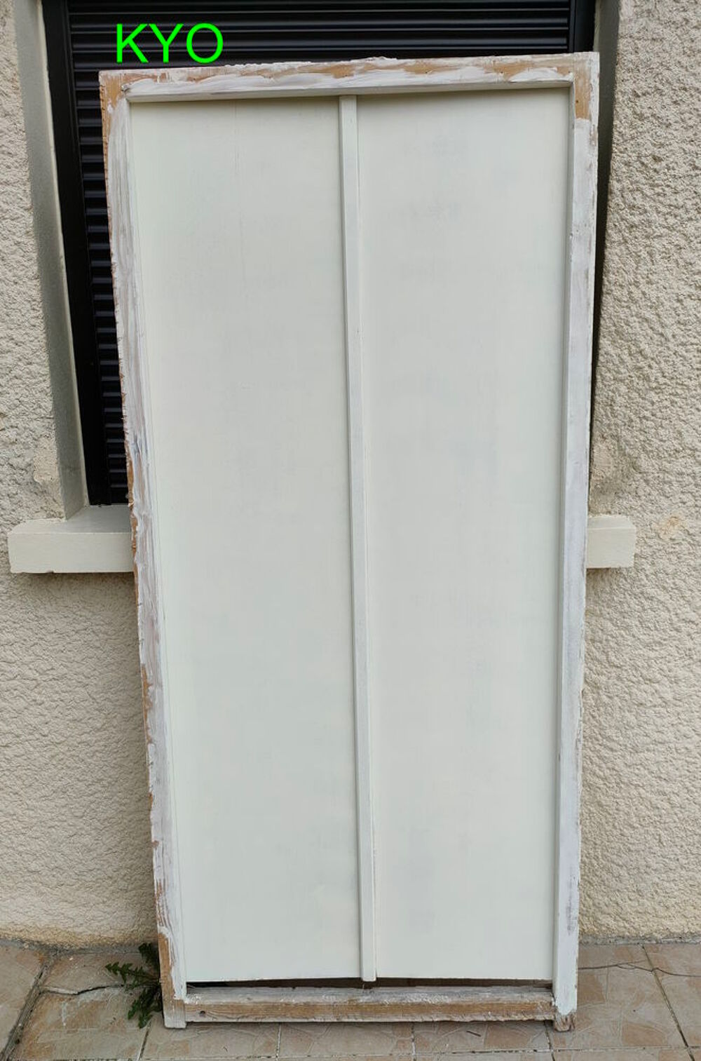 Bloc-porte 2 vantaux, Portes de placard doubles bois blanc Bricolage