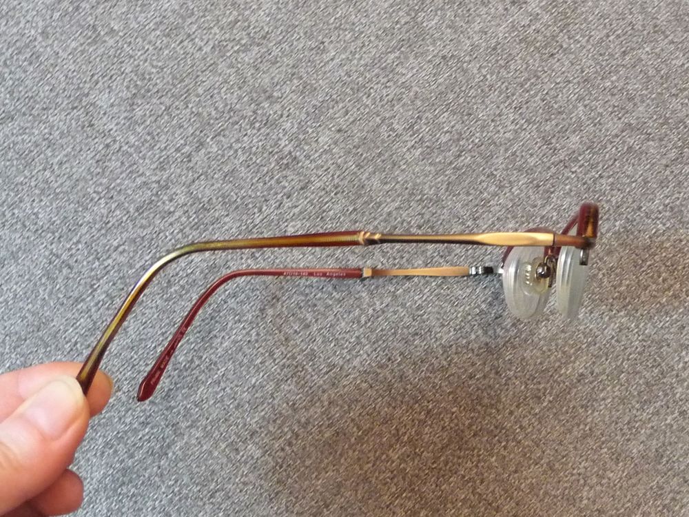 Monture/ Lunette de Vue Combin&eacute; M&eacute;tal Plastique Marron-Bada Bijoux et montres