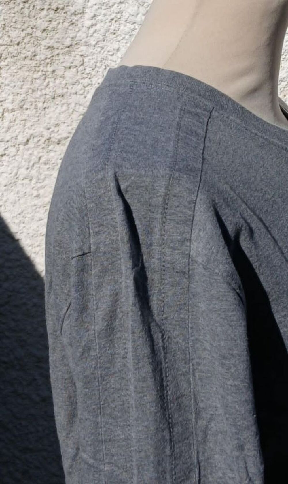 Tee-shirt Gris &agrave; Col Rond en Coton pour Homme : Taille XL Vêtements