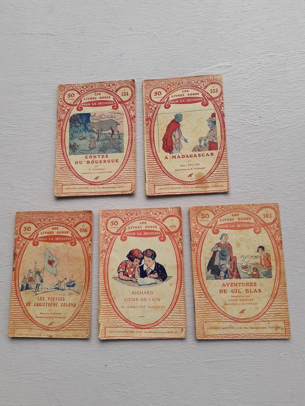 Les Livres Roses Pour la Jeunesse 1930. Livres et BD