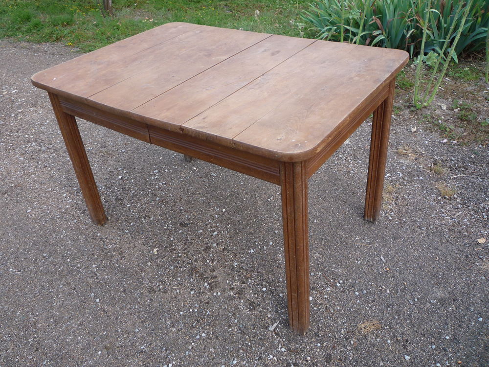 Table rectangulaire pitchpin Meubles