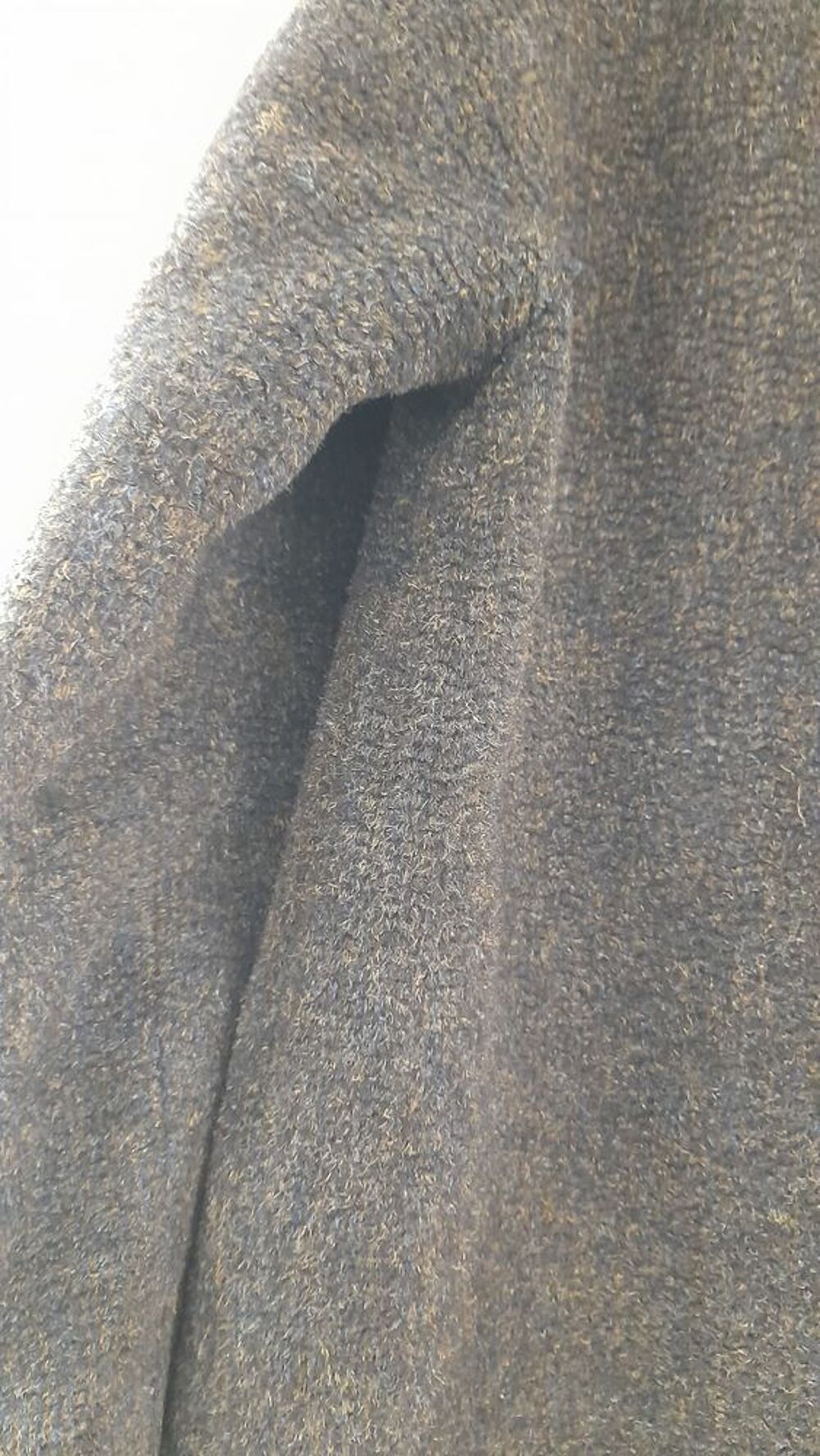 MANTEAU NOIR CHINE Vêtements
