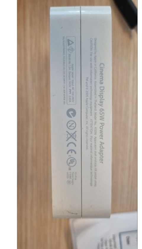 Appel 20 cinma HD Display 65W Power Adapter 30 Paris 13 (75)