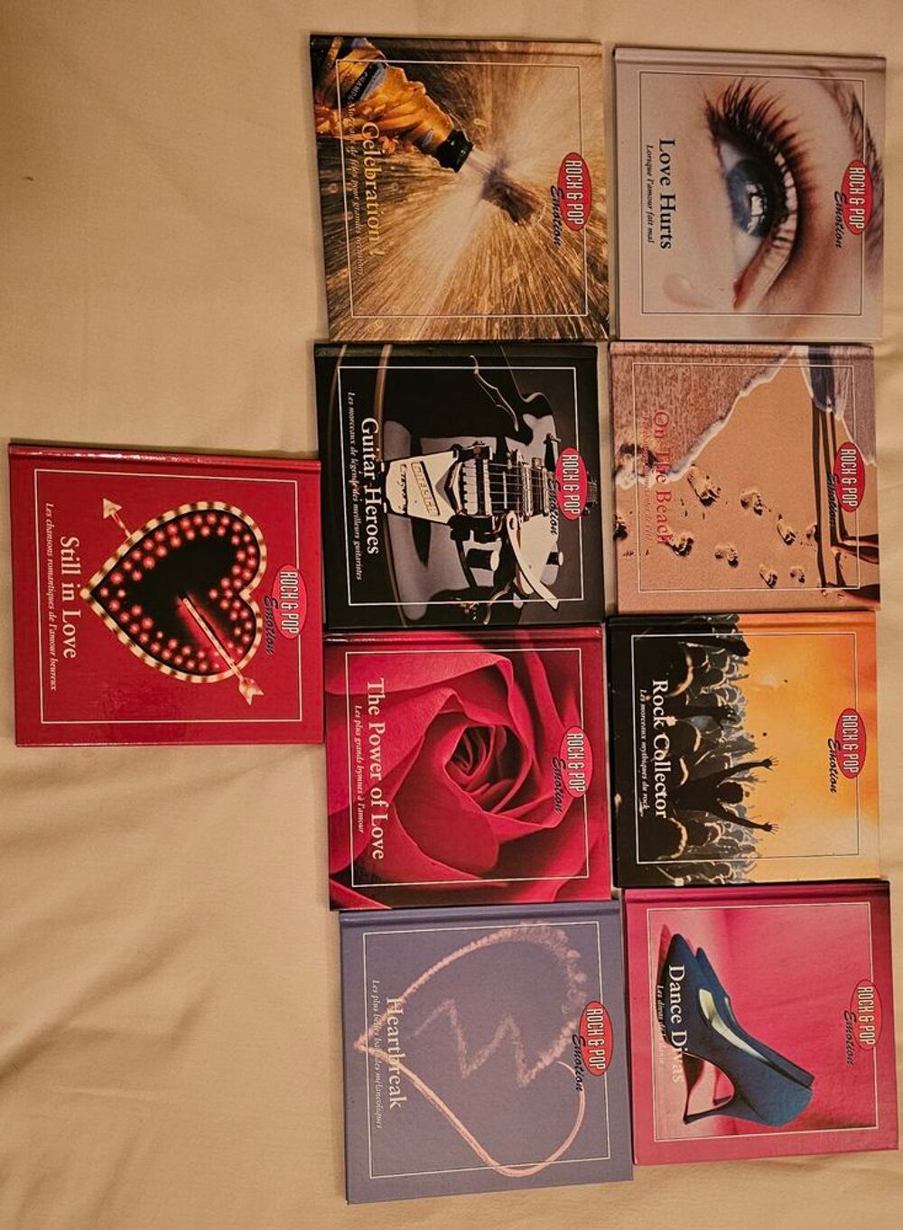 Lot 9 CD avec livret historique explicatifs CD et vinyles