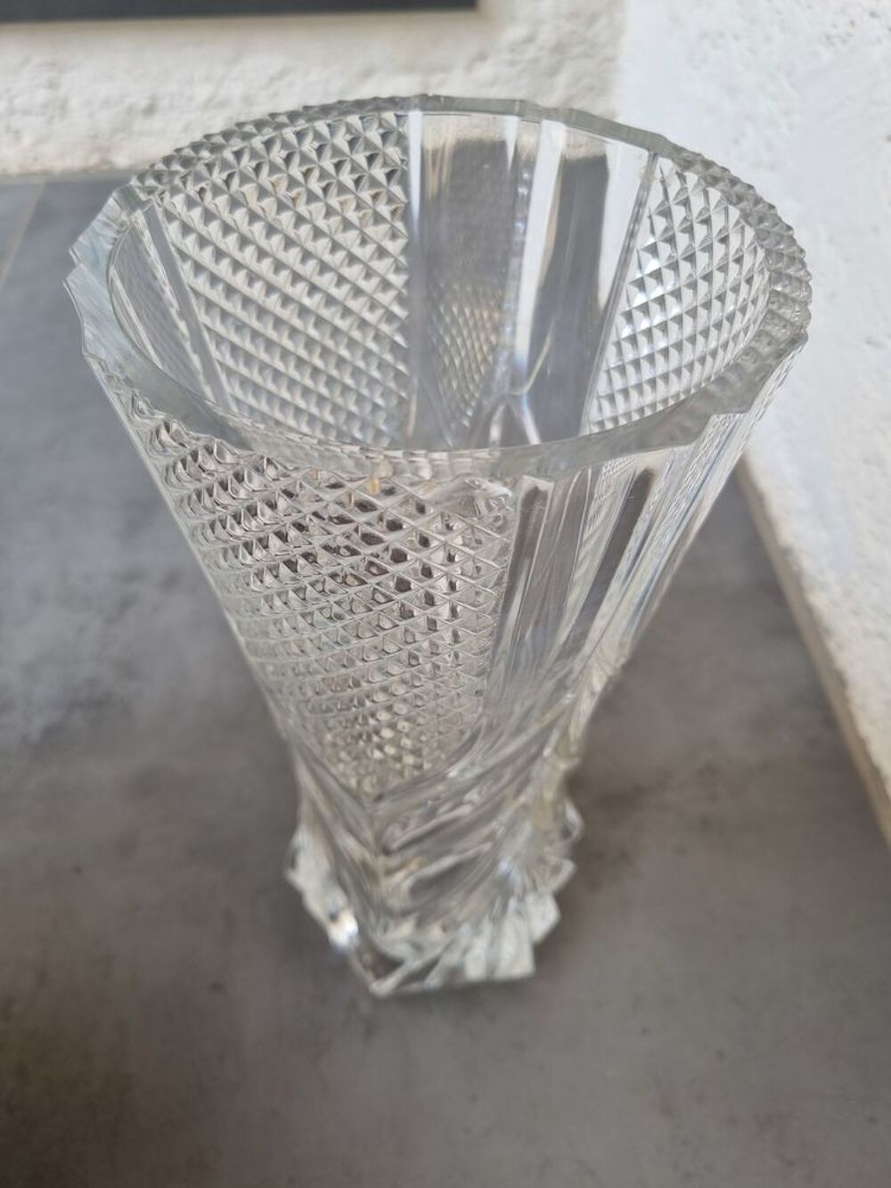 Grand vase en verre Décoration