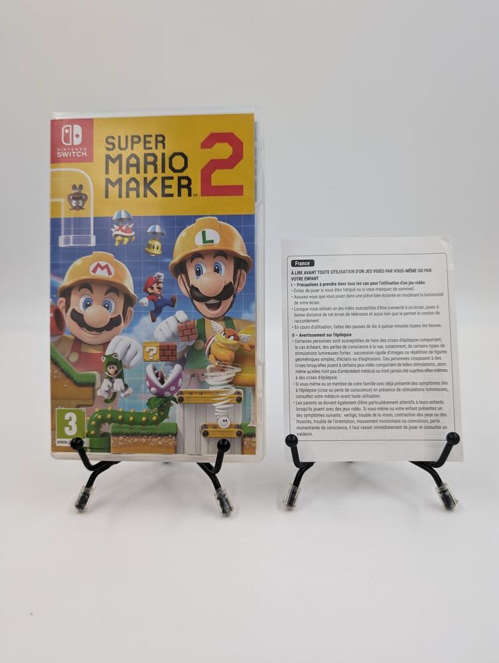Jeu Nintendo Switch Super Mario Maker 2 en boite, complet Consoles et jeux vidos