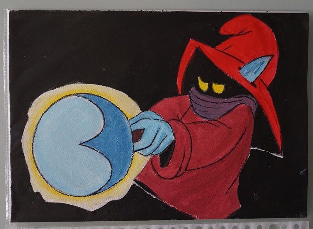 peinture - orko - les maitres de l'univers - 12 - sur papier Décoration