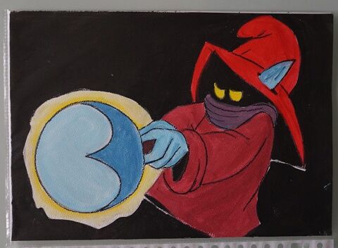 peinture - orko - les maitres de l'univers - 12 - sur papier 4 Fougères (35)