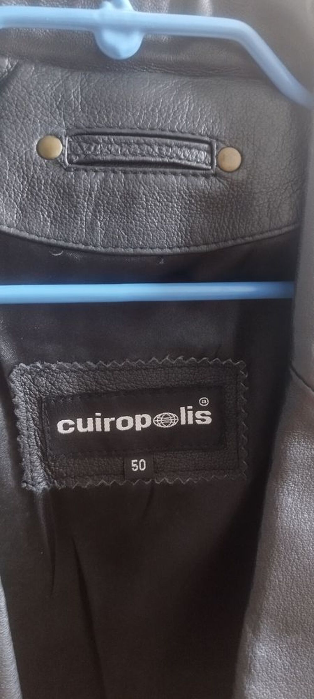 Veste en cuir d'agneau Vêtements