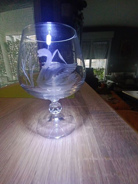 6 Verres cristal  15 Villeurbanne (69)