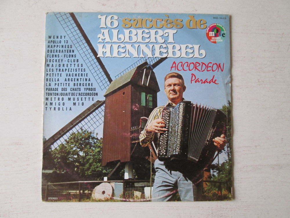 Albert Hennebel Accord&eacute;on parade CD et vinyles