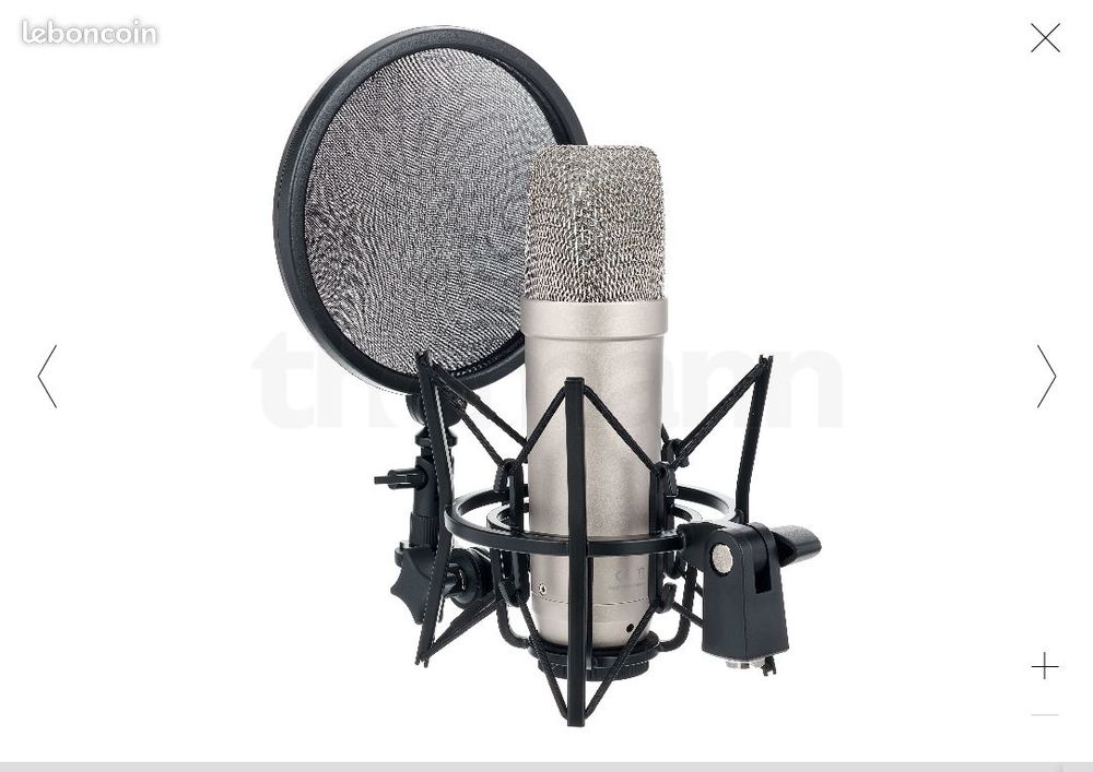 Micro studio Behringer / Tannoy TM1 (clone du Rode NT1) Instruments de musique