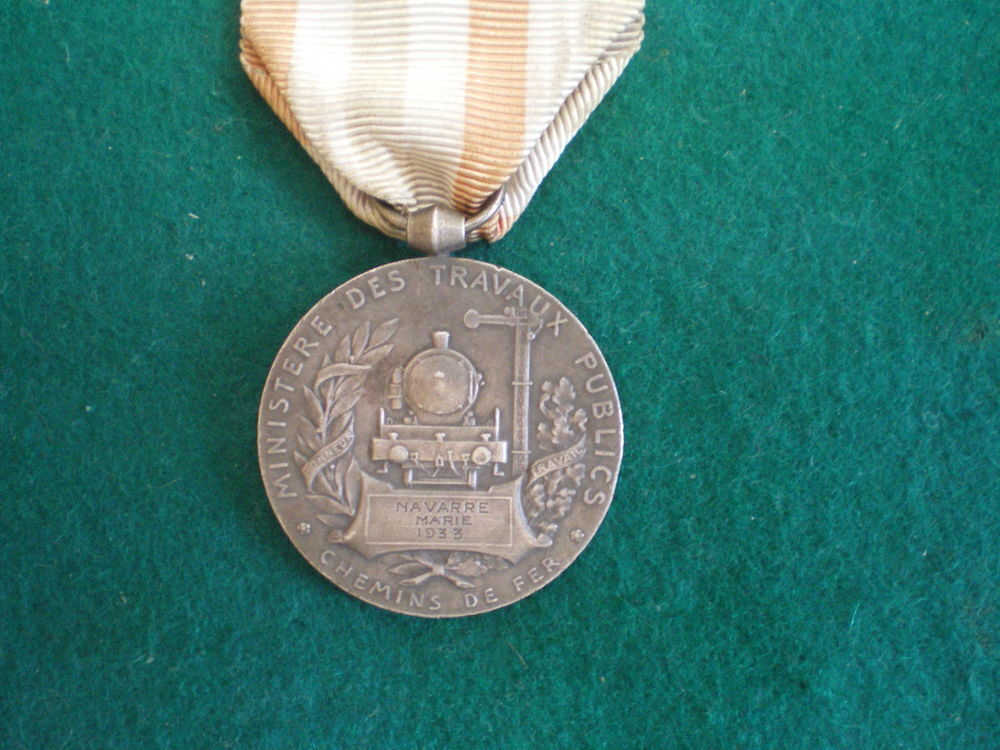 M&eacute;daille d'Honneur des Chemins de Fer. 