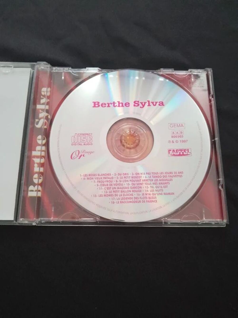 Album cd de Berthe Sylva EXL Audio et hifi
