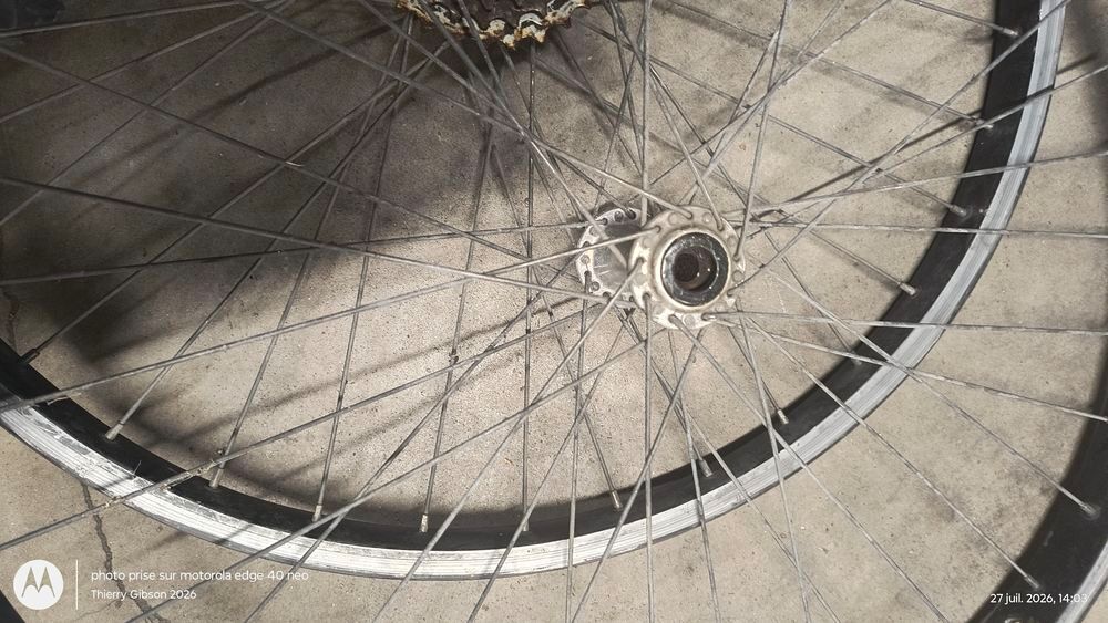 2 jantes en 26 pour v&eacute;lo vtt Sports