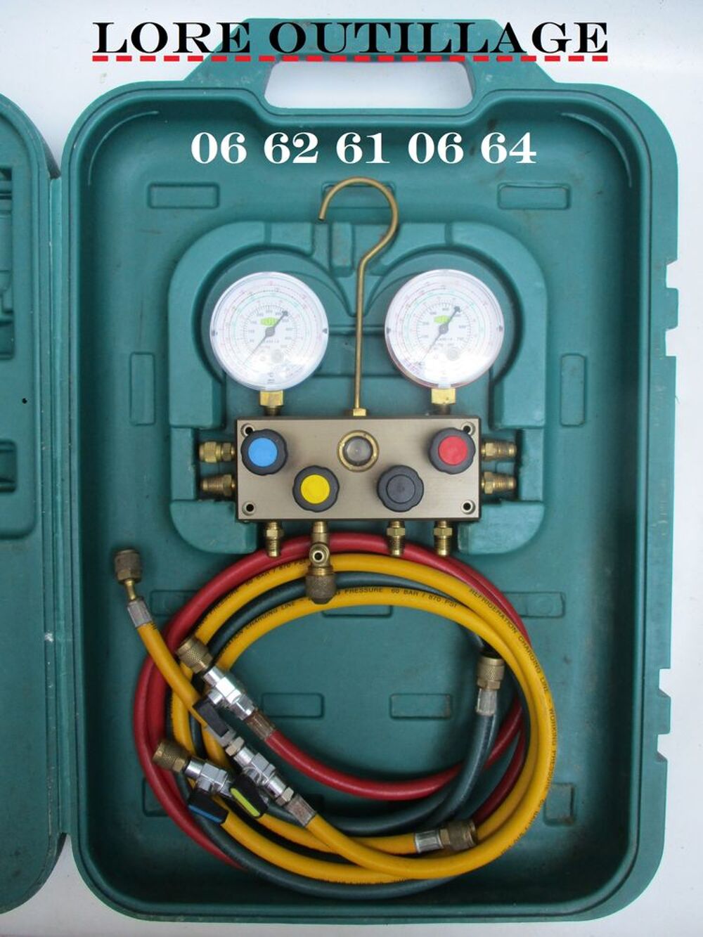 REFCO M4-Deluxe 4 voies - Manom&egrave;tre Bricolage