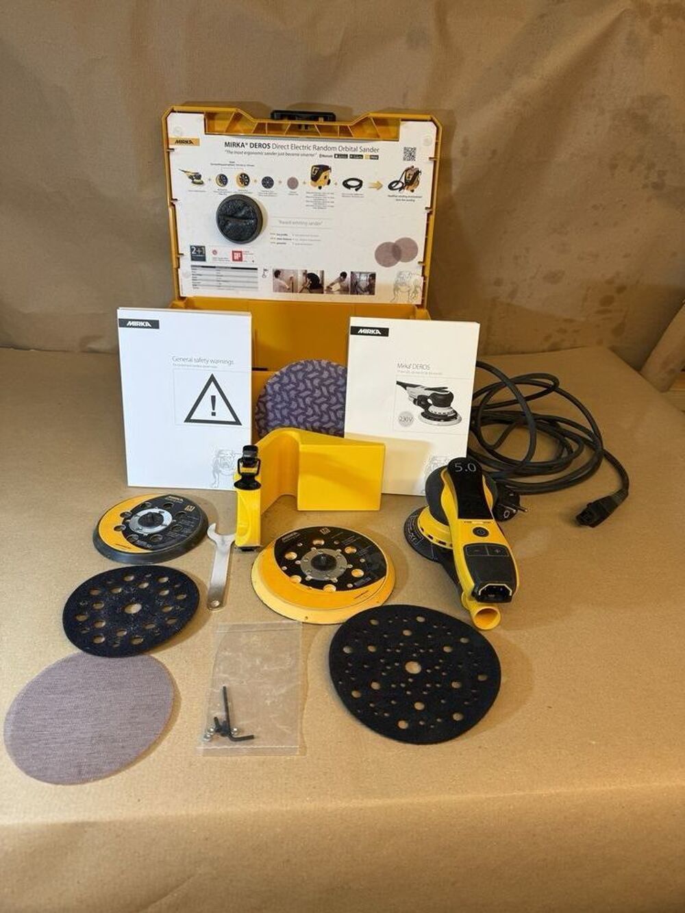 Mirka DEROS 5650CV 125/150mm Ponceuse excentrique Bricolage